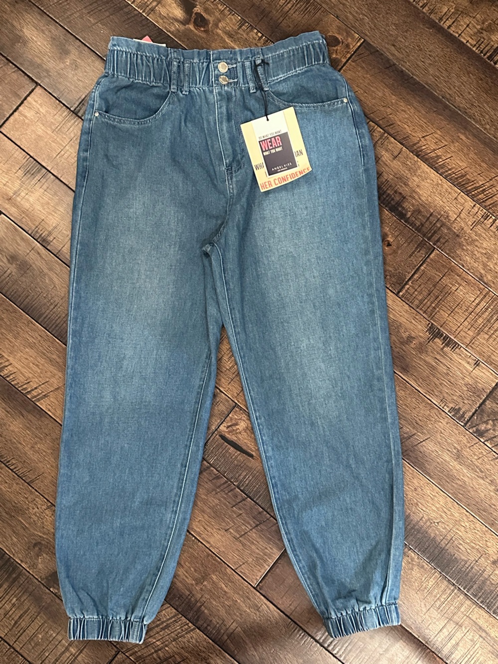 Jogger blue jeans